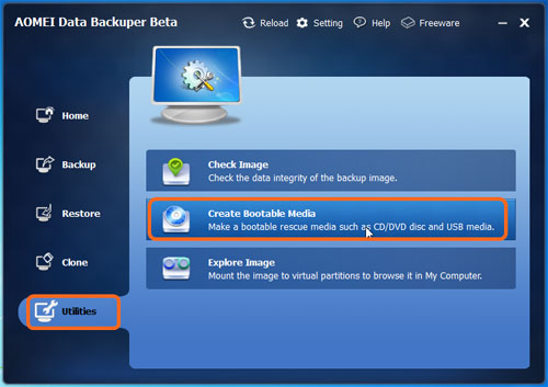Create Bootable Media