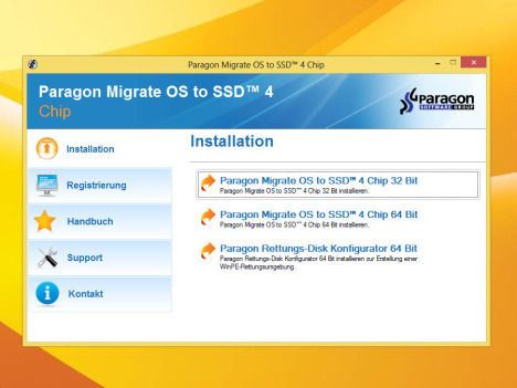 Paragon Migrate OS to SSD: Paragon Migrate OS to SSD
