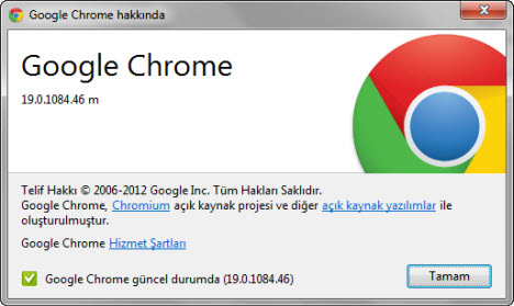 Chrome 19'un final s�r�m� yay�nland�!