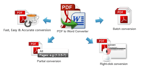 features of pdf to word converter