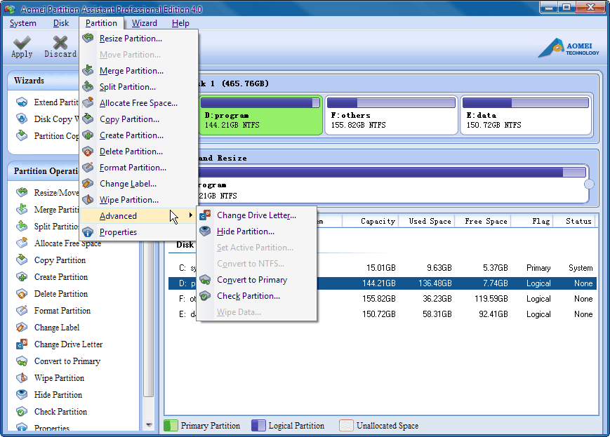 Partition Manager