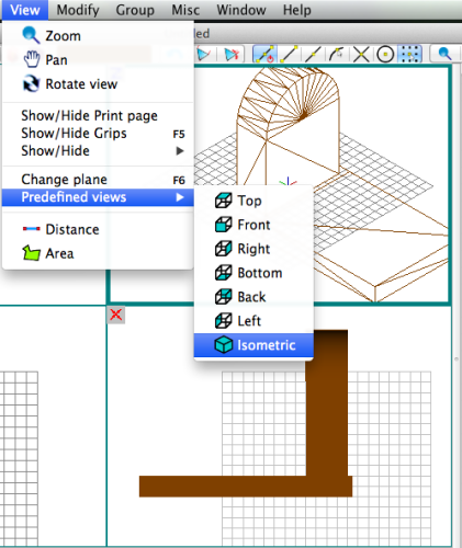 Preset views options
