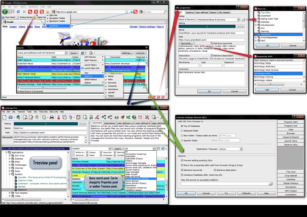 Link Checker aracı genel bakış.