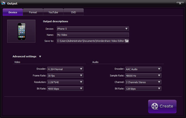 video editörü - çıkış video