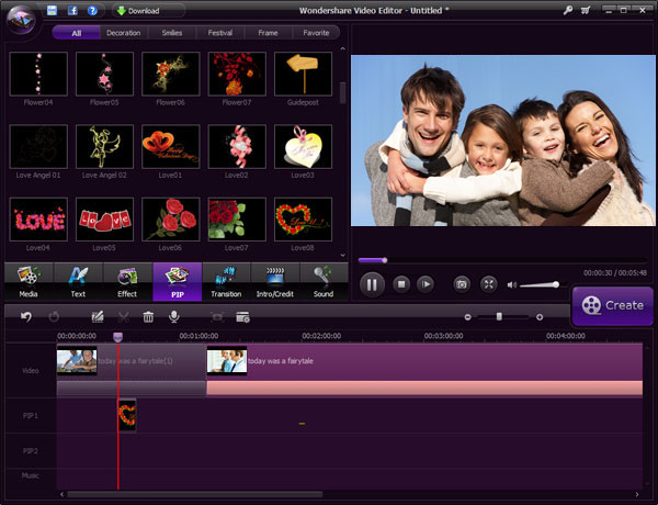 Video düzenleyici - resim video resim