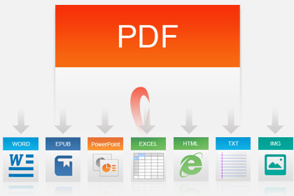 Convert PDF to 6 Formats
