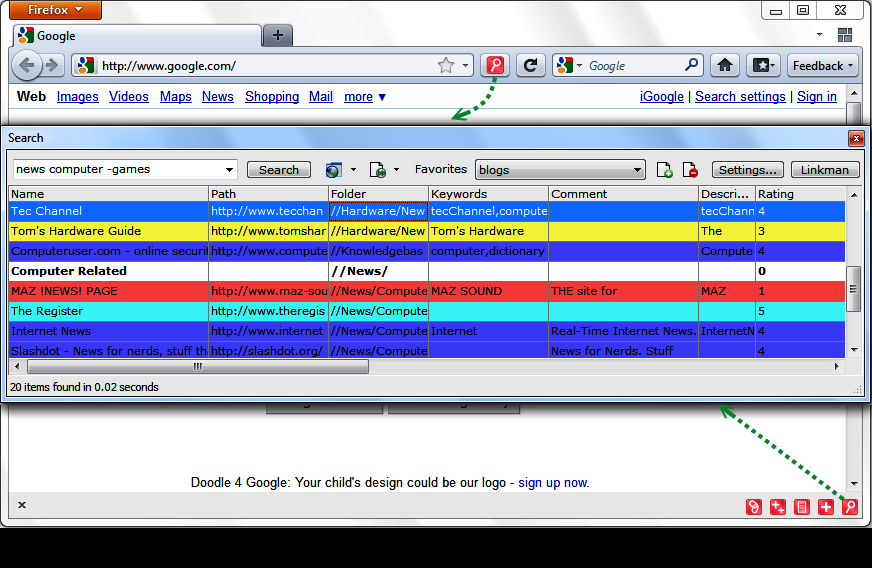 Linkman Firefox Eklenti