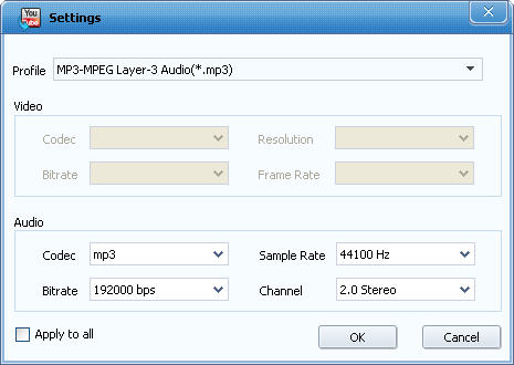 Convert YouTube to MP3 audio format