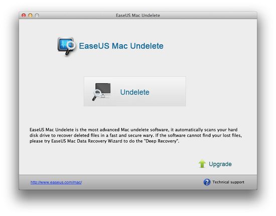 EaseUS Mac Undelete Free