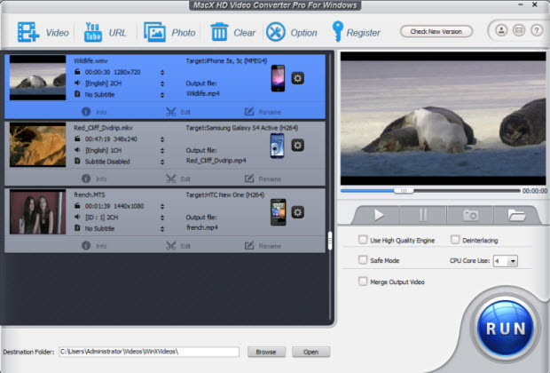 MacX Video Converter Pro Screenshot