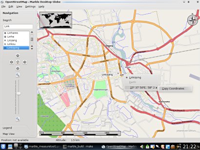 Streetmap of Link�ping in Sweden