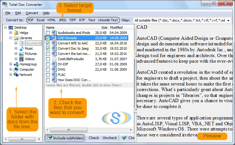 Doc Converter ScreenShot 1