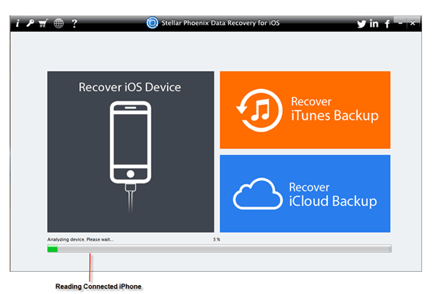 Stellar Phoenix Data Recovery for iOS