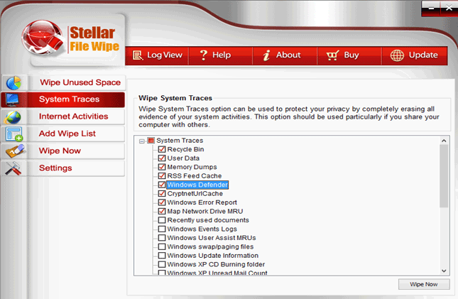 Stellar File Wipe - Windows