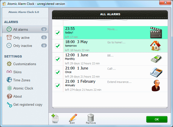 Computer Alarm Clock