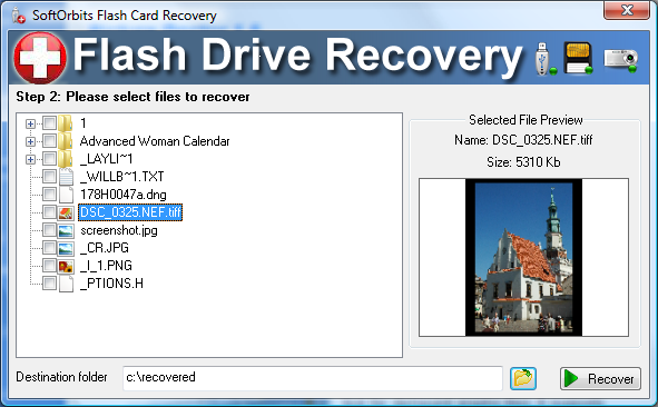 flash direve recovery step 2