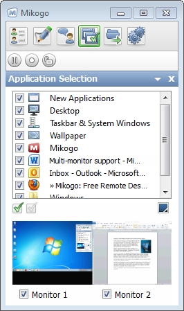 Application Selection